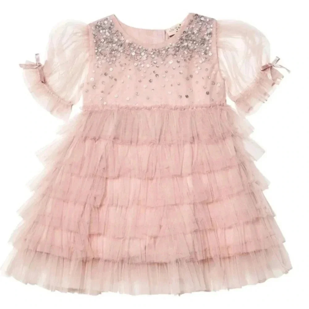 Tutu Du Monde Dress color Petal size 6-12 Months